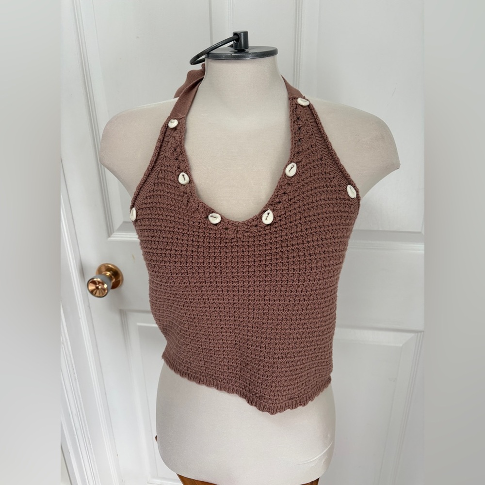 Sincerely Jules knit halter top ladies large
